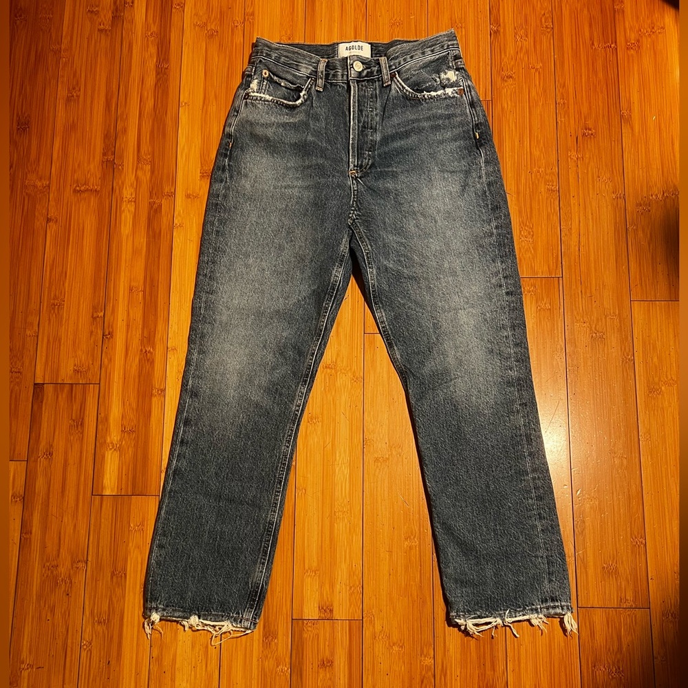 Agolde Riley High Rise Jeans Size 25 - Picture 4 of 16